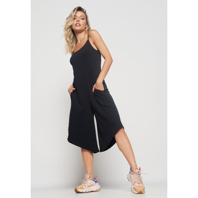 Macacão Salvatore Fashion Pantacourt Feminino