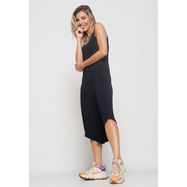 Macacão Salvatore Fashion Pantacourt Feminino