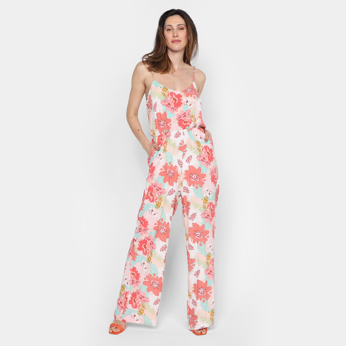 Macacão The Style Box Floral Feminino - Rosa Claro é ruim? Macacão The Style Box Floral Feminino - Rosa Claro é boa?