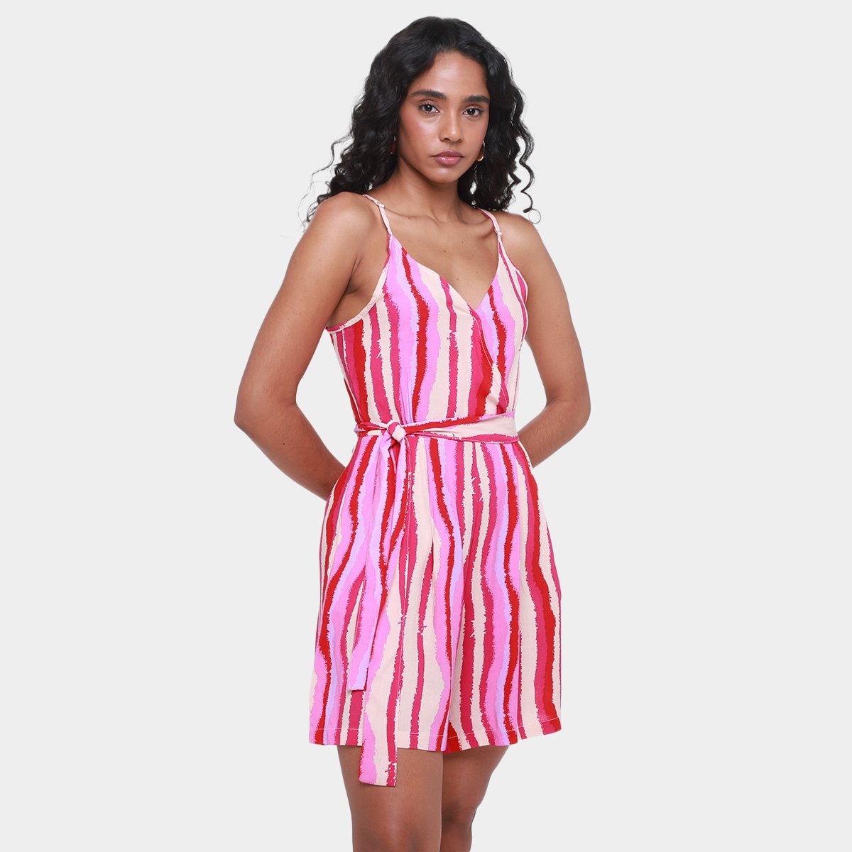 Macacão The Style Box Transpasse Feminino - Pink é ruim? Macacão The Style Box Transpasse Feminino - Pink é boa?