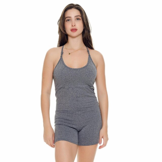 Macaquinho Fitness Shine United - Vermelho - P