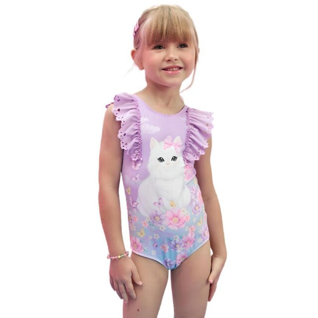 MAIÔ GATINHA PROTEÇÃO UV 50+ INFANTI