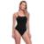 Maiô Hidroginástica Natação Praia Regulagem Feminino - Preto