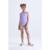 Maiô Infantil Alças Assimétricas Liso - Lilás