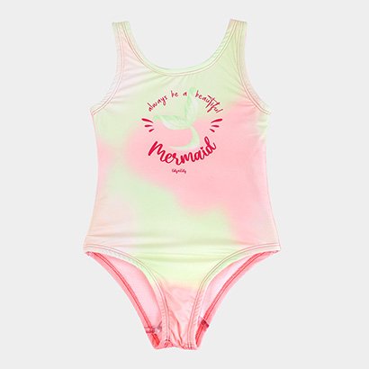 Maiô Infantil Kely & Kety Estampado com Proteção UV 50+ - Feminino