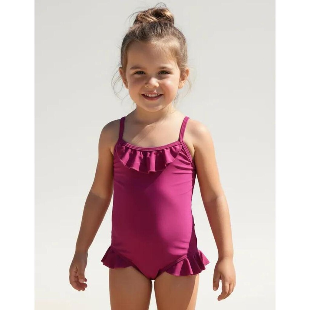 Maiô Infantil Liso Silti para Crianças Traje de Banho