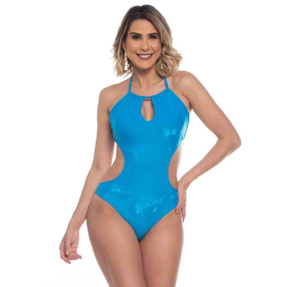 Maiô Maré Brasil Engana Mamãe Tie Dye Feminino - Azul Menor preço em Maiô Maré Brasil Engana Mamãe Tie Dye Feminino - Azul