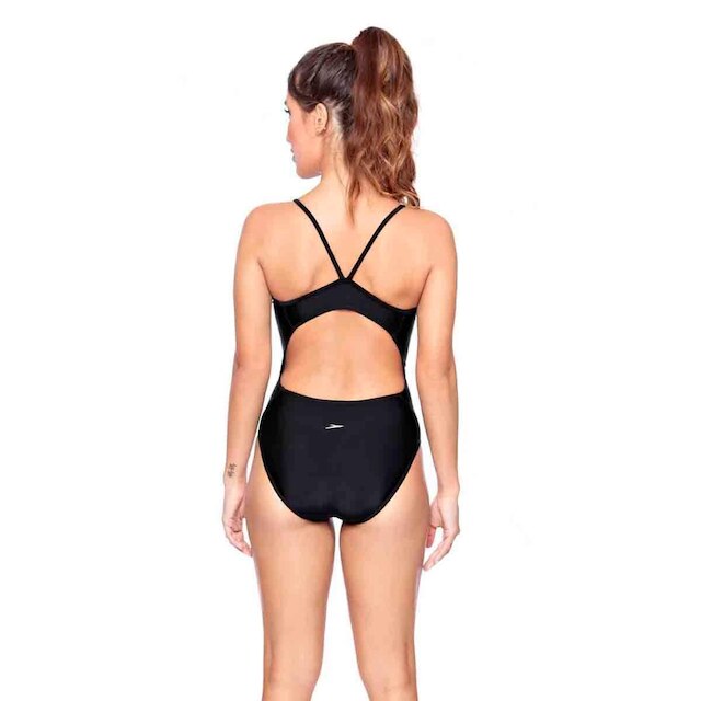 Maiô Natação Speedo Skinny Alça Fina Costas Aberta