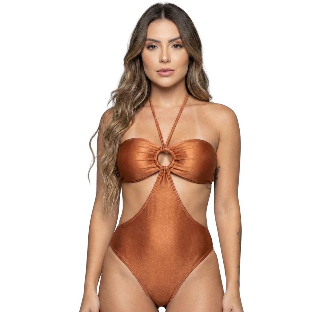 Maiô Uv Suplex com Bojo Liso Bella Fiore Body Basico Para Piscina Confortavel Moda Praia Feminina