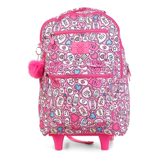 Mala com Rodinhas Xeryus Teen - Pink