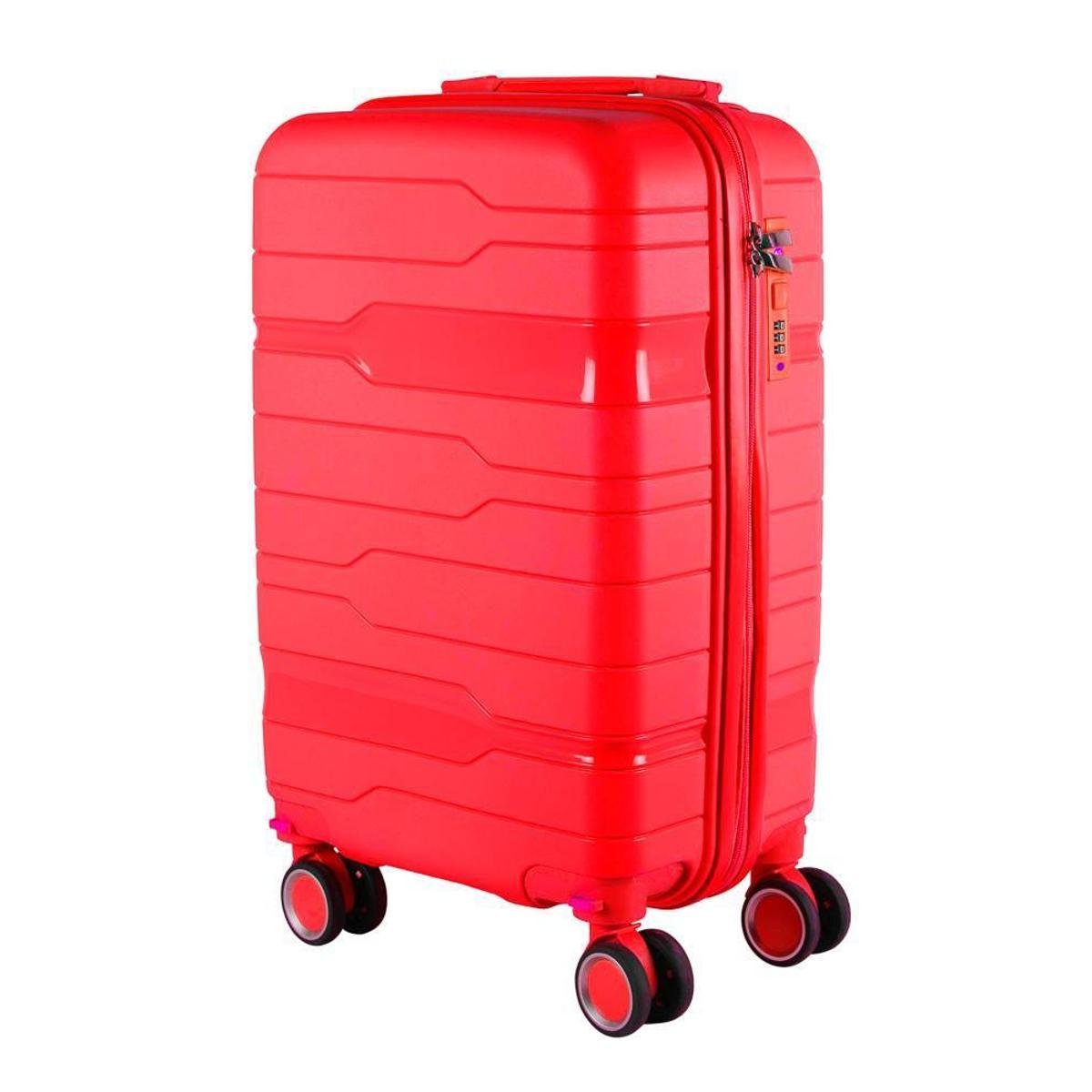 Mala de bordo em Polipropileno 4 rodas 360º - AeroMalas Japão Menor preço em Mala de bordo em Polipropileno 4 rodas 360º - AeroMalas Japão