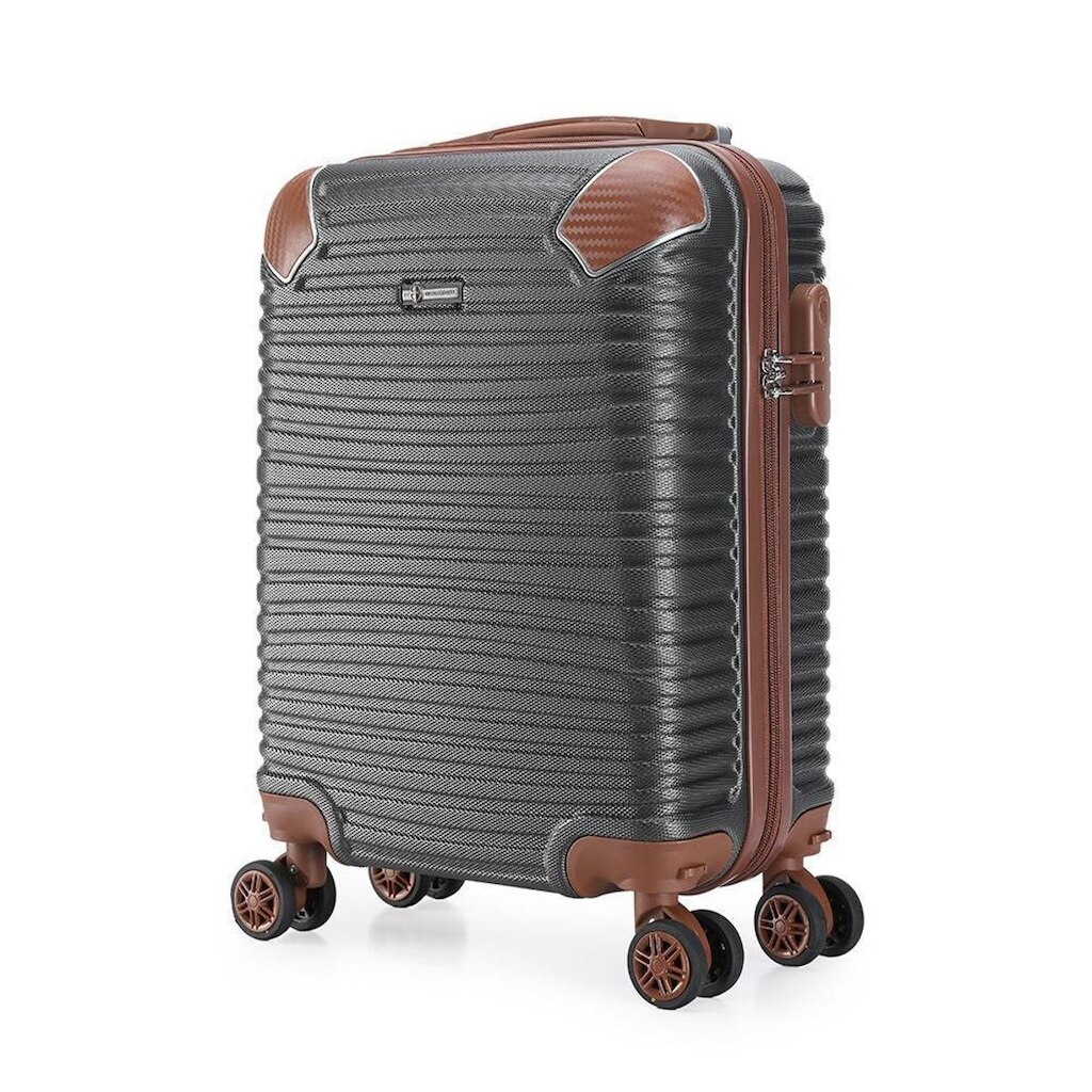 Mala de Bordo Executiva Resistente ABS Roda 360° Swissport 28l
