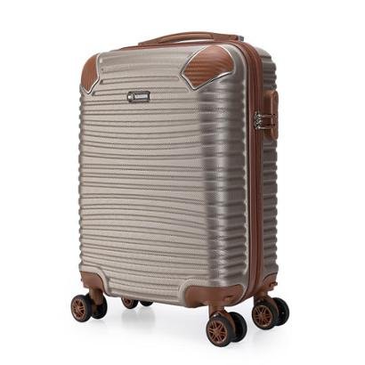 Mala de Bordo Executiva Resistente ABS Roda 360° Swissport 28l