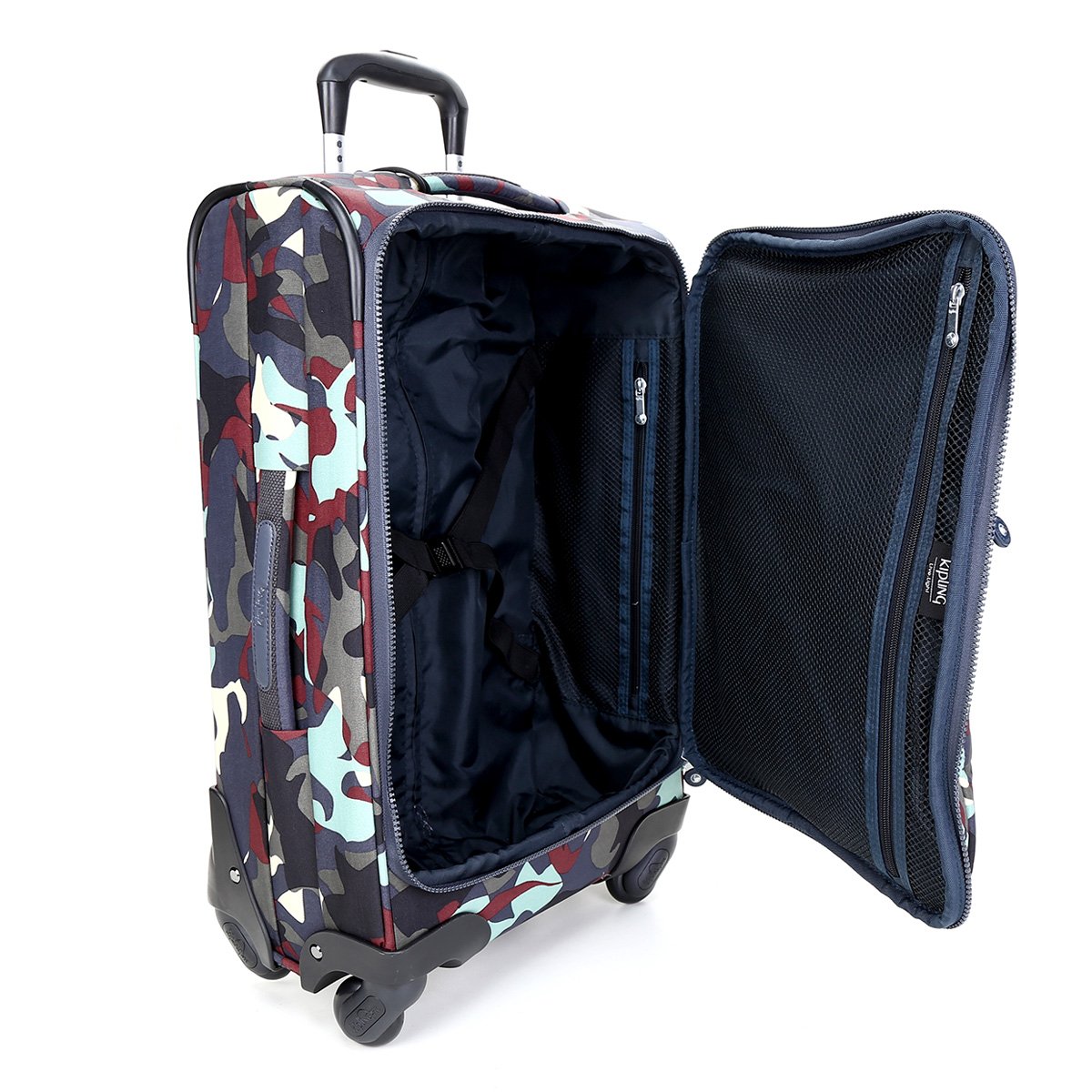 Mala De Bordo Kipling Youri Spin 55 Azul Zattini