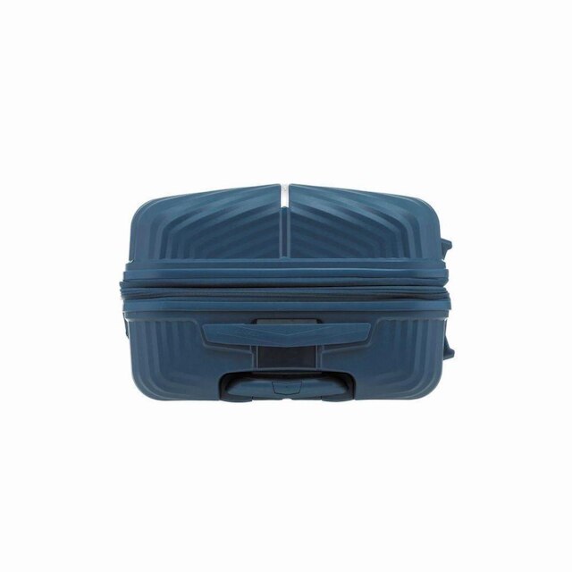 Mala de Bordo Pequena para Viagem Expansível em Polipropileno Samsonite Varro Cadeado TSA Marinho