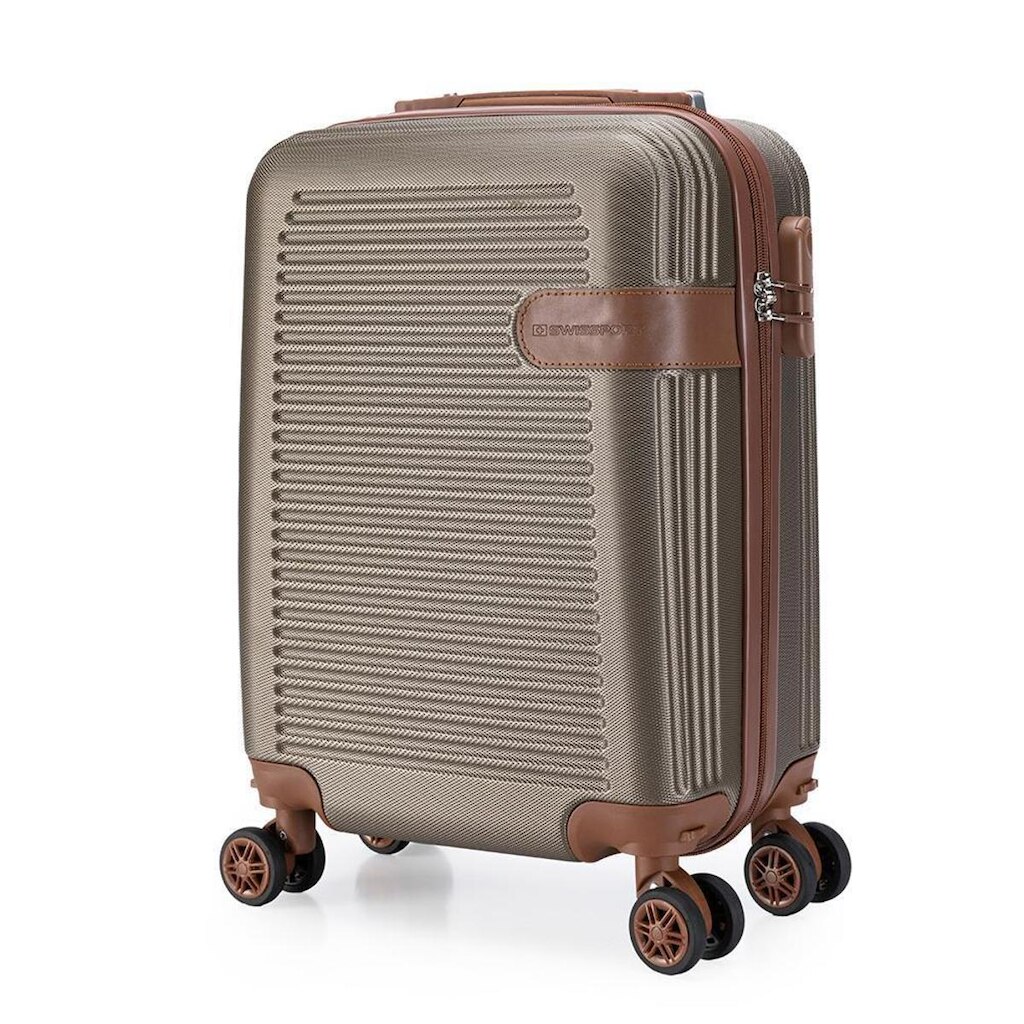 Mala de Bordo Pequena Swissport com Rodas 360° Compacta Resistente Semi-Rigida