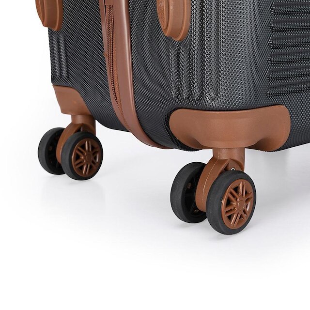 Mala de Bordo Pequena Swissport com Rodas 360° Compacta Resistente Semi-Rigida