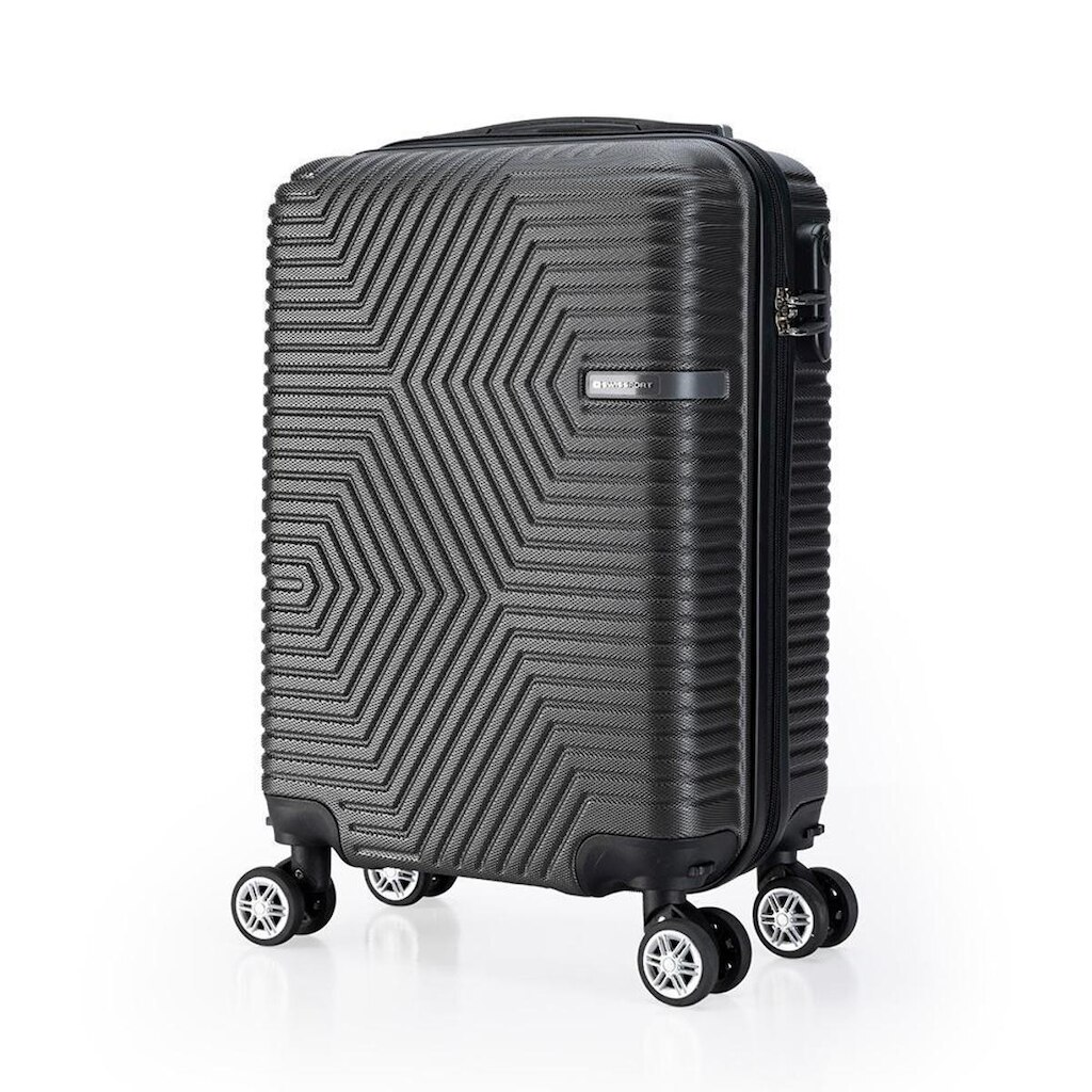 Mala de Bordo Viagem Anti Furto ABS Roda 360° Swissport