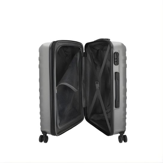 Mala de Viagem American Tourister Tesa 4.0 Grande EXP Prata