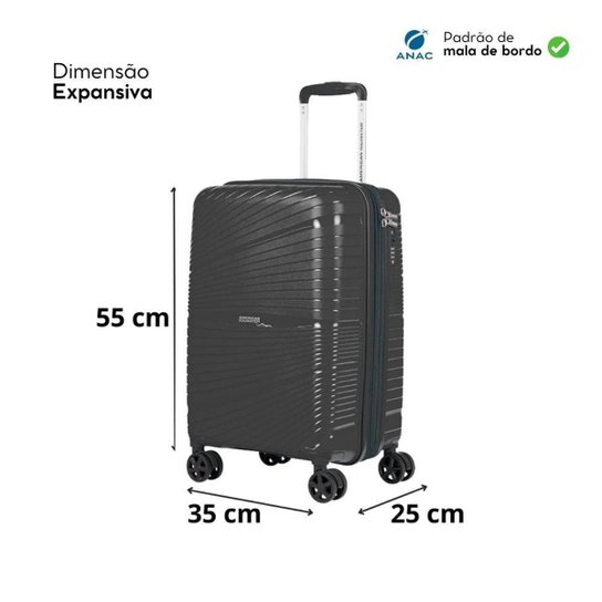 Mala De Viagem Expansiva 10kg Cosmopolis American Tourister