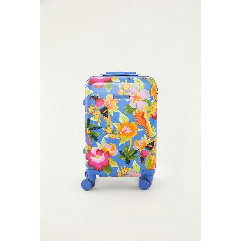 Mala Farm Me Leva Rígida P Floral Havaiano
