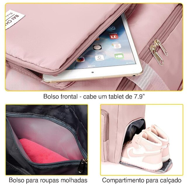 Mala Lorben com Porta Tênis Impermeável