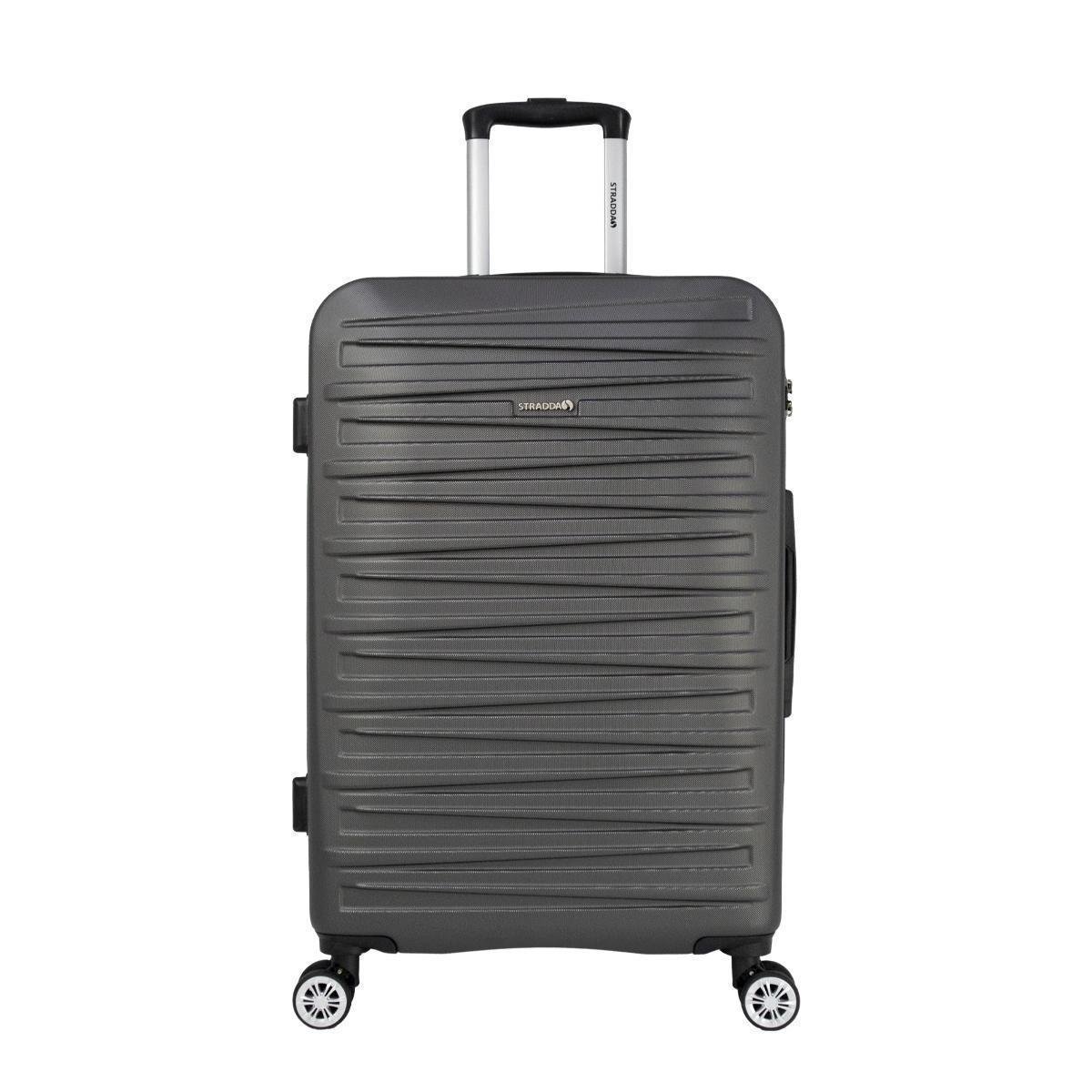 Mala Média 23 kg Rígida Rodas Giro 360º Oslo Stradda AZUL MARINHO M - Grafite Menor preço em Mala Média 23 kg Rígida Rodas Giro 360º Oslo Stradda AZUL MARINHO M - Grafite