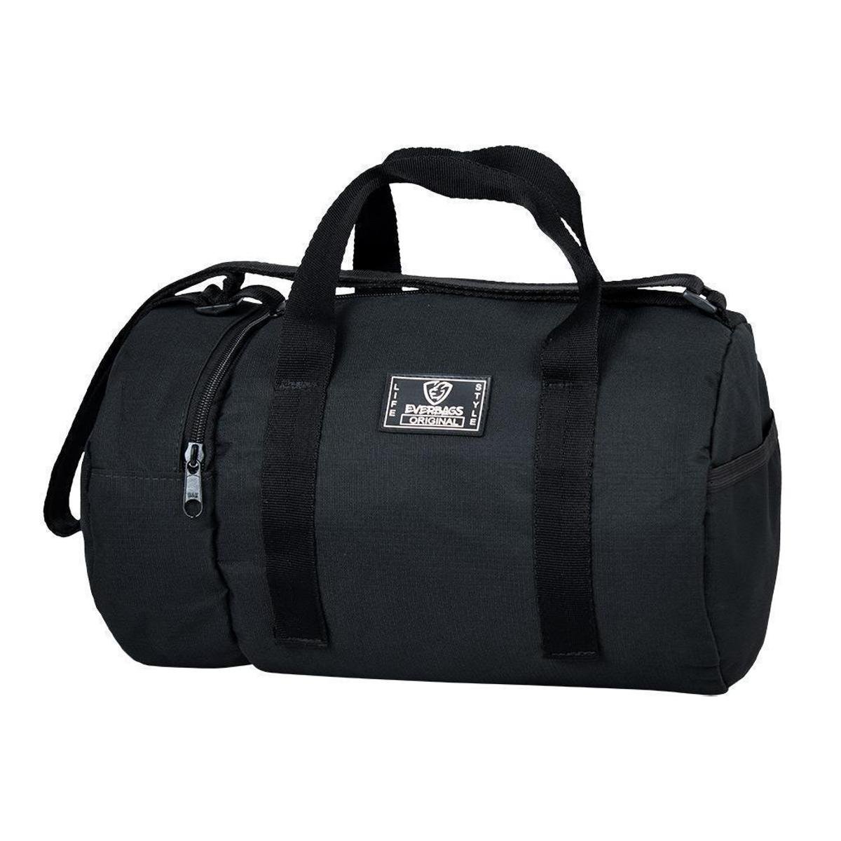 Mala Treino Bolsa Academia Fitness Multiuso  Preto Branco Everbags Unissex é ruim? Mala Treino Bolsa Academia Fitness Multiuso  Preto Branco Everbags Unissex é boa?