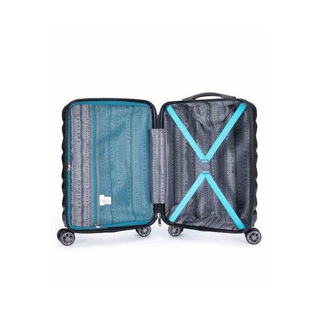 Mala Viagem Resistente Cavalera Original Reforçada ABS Roda 360° P