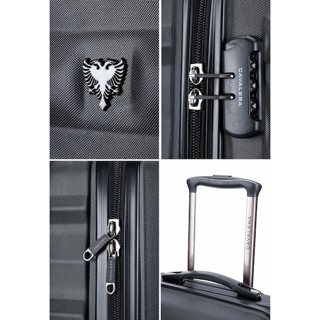 Mala Viagem Resistente Cavalera Original Reforçada ABS Roda 360° P