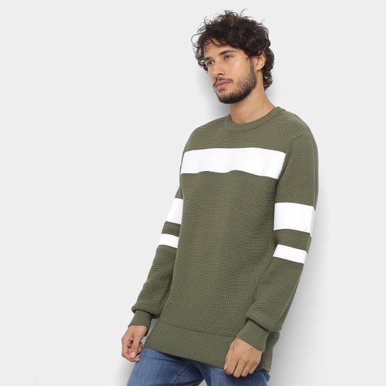 Malha Drezzup Listrada Masculina - Verde