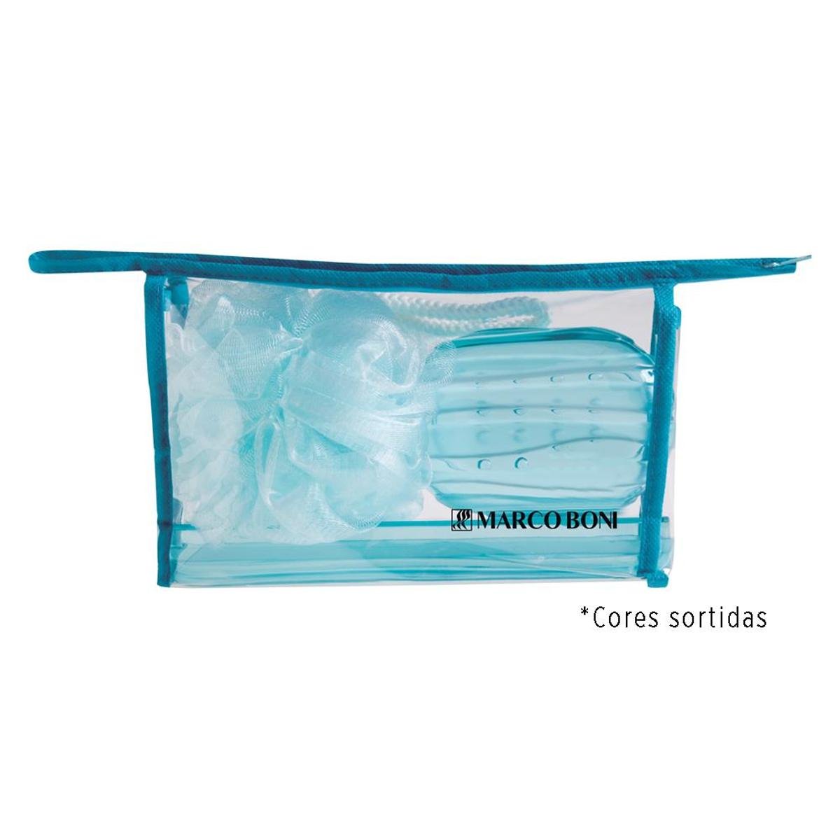 Marco Boni Practice Kit - Nécessaire + Porta Escova Dental + Saboneteira + Esponja Kit - Incolor Menor preço em Marco Boni Practice Kit - Nécessaire + Porta Escova Dental + Saboneteira + Esponja Kit - Incolor