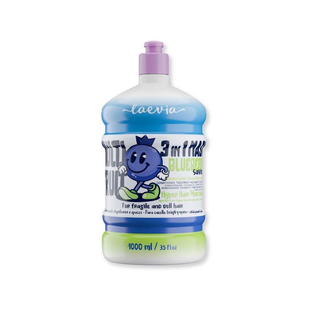 Máscara 3 em 1 Laevia Multi Fruit Blueberry Salvador 1L