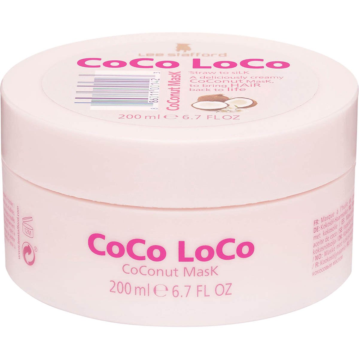 Máscara Capilar Lee Stafford Coco Loco Coconut 200ml - Incolor Menor preço em Máscara Capilar Lee Stafford Coco Loco Coconut 200ml - Incolor