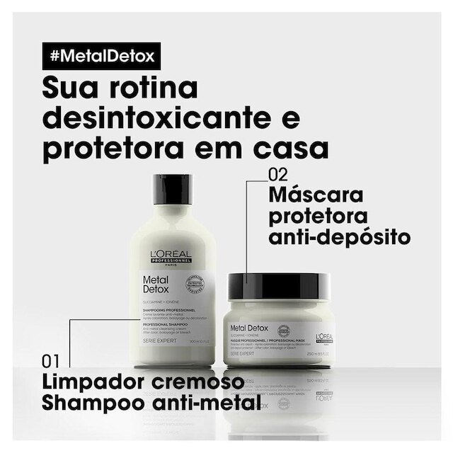 Máscara Capilar L’Oréal Professionnel Metal Detox 500g