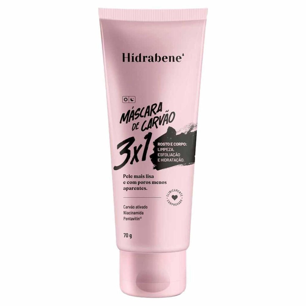 Máscara de Carvão Hidrabene 70g