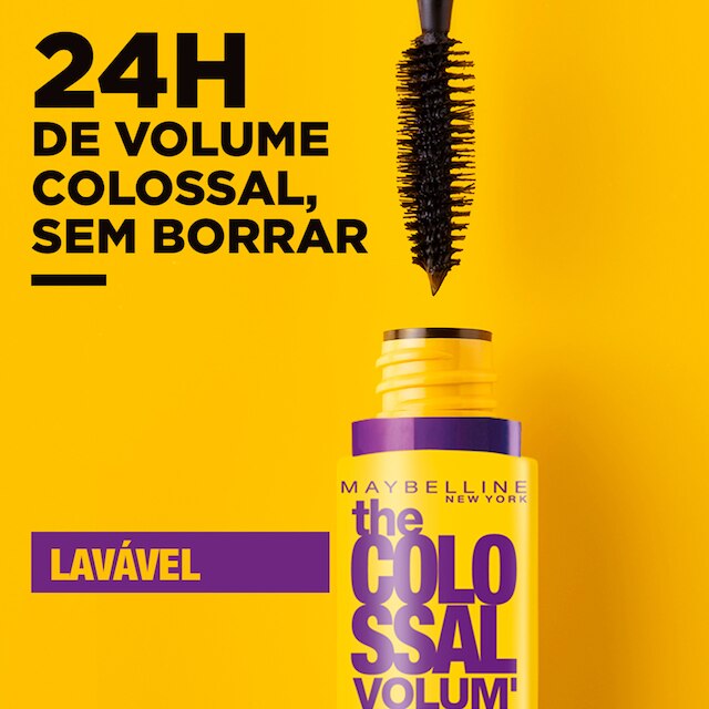 Máscara de Cílios Colossal Lavável Maybelline