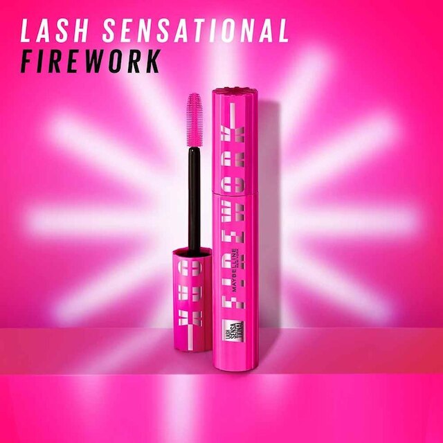 Máscara de Cílios Maybelline Lash Sensational Firework À Prova D'Água Preto