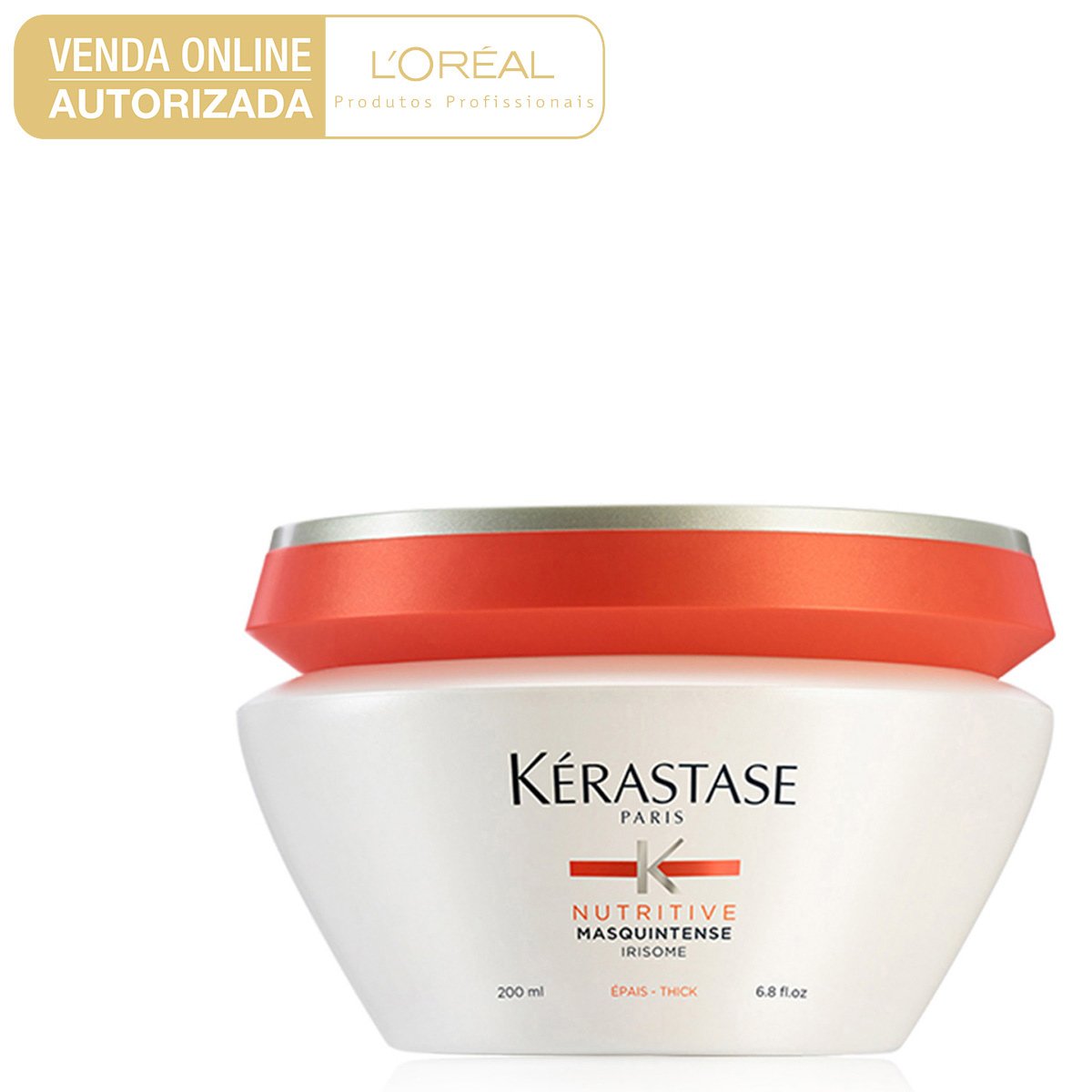 Máscara de Tratamento Kérastase Nutritive Masquintense para Cabelos Grossos 200ml - Incolor Menor preço em Máscara de Tratamento Kérastase Nutritive Masquintense para Cabelos Grossos 200ml - Incolor