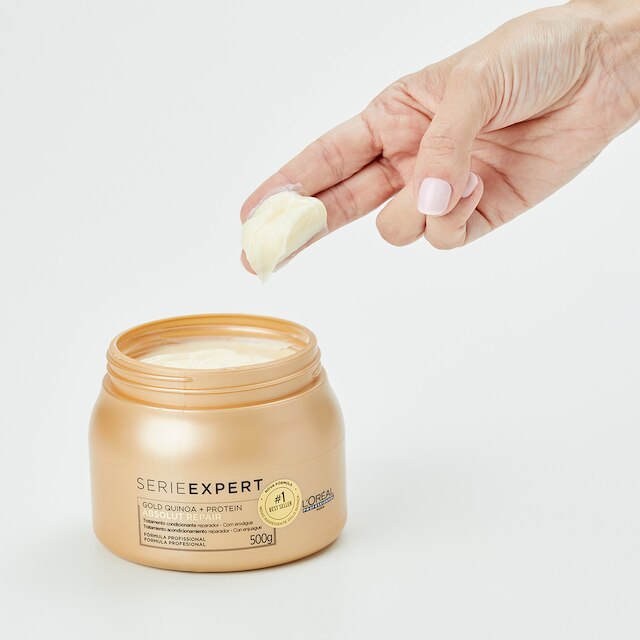 Máscara de Tratamento L'oréal Professionnel Absolut Repair Gold Quinoa + Protein - 500G