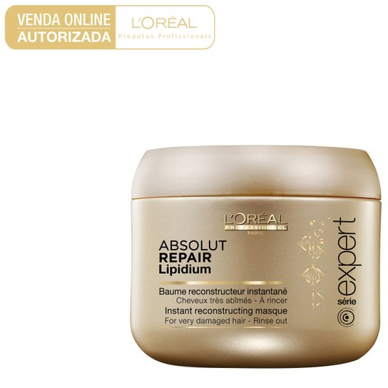 Máscara de Tratamento L'Oréal Professionnel Absolut Repair Lipidium 200g - Incolor
