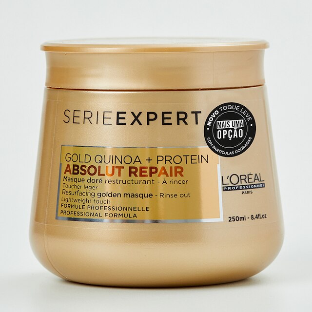 Máscara Dourada L'oréal Professionnel Absolut Repair Gold Quinoa + Protein Ligth - 250ML
