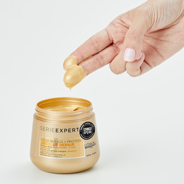 Máscara Dourada L'oréal Professionnel Absolut Repair Gold Quinoa + Protein Ligth - 250ML