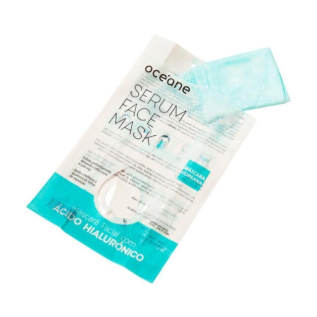 Máscara Facial com Ácido Hialurônico Océane – Sérum Face Mask 1Un