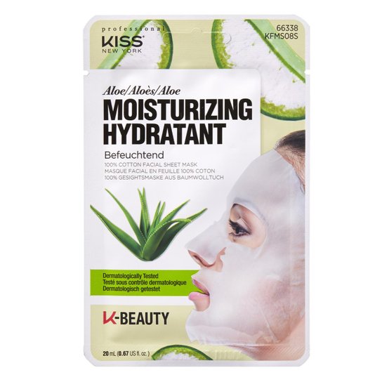 Máscara Facial Kiss NY - Aloe e Vera