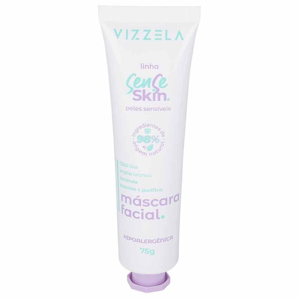 Máscara Facial Vizzela Sense Skin 75g
