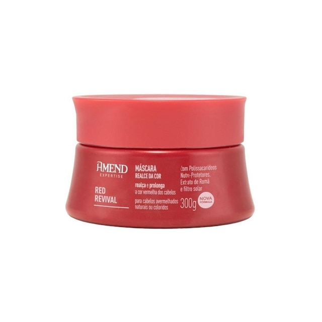 Máscara Realce Cor Amend Expertise Red Vermelhos 300 g