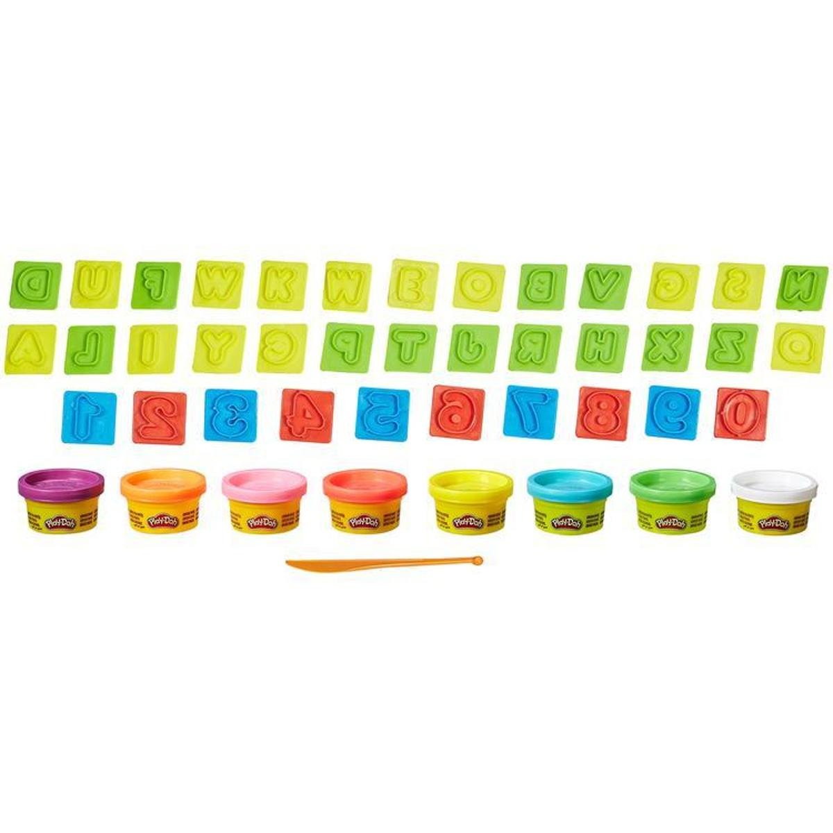 Massinha Play-Doh Letras Números e Diversão - Incolor Menor preço em Massinha Play-Doh Letras Números e Diversão - Incolor
