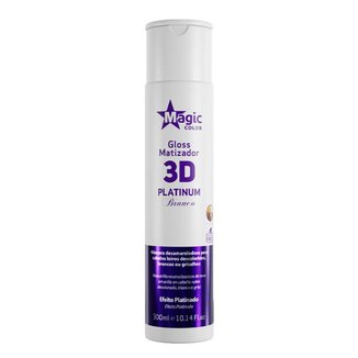 Matizador Magic Color 3D Platinum Branco 300ml