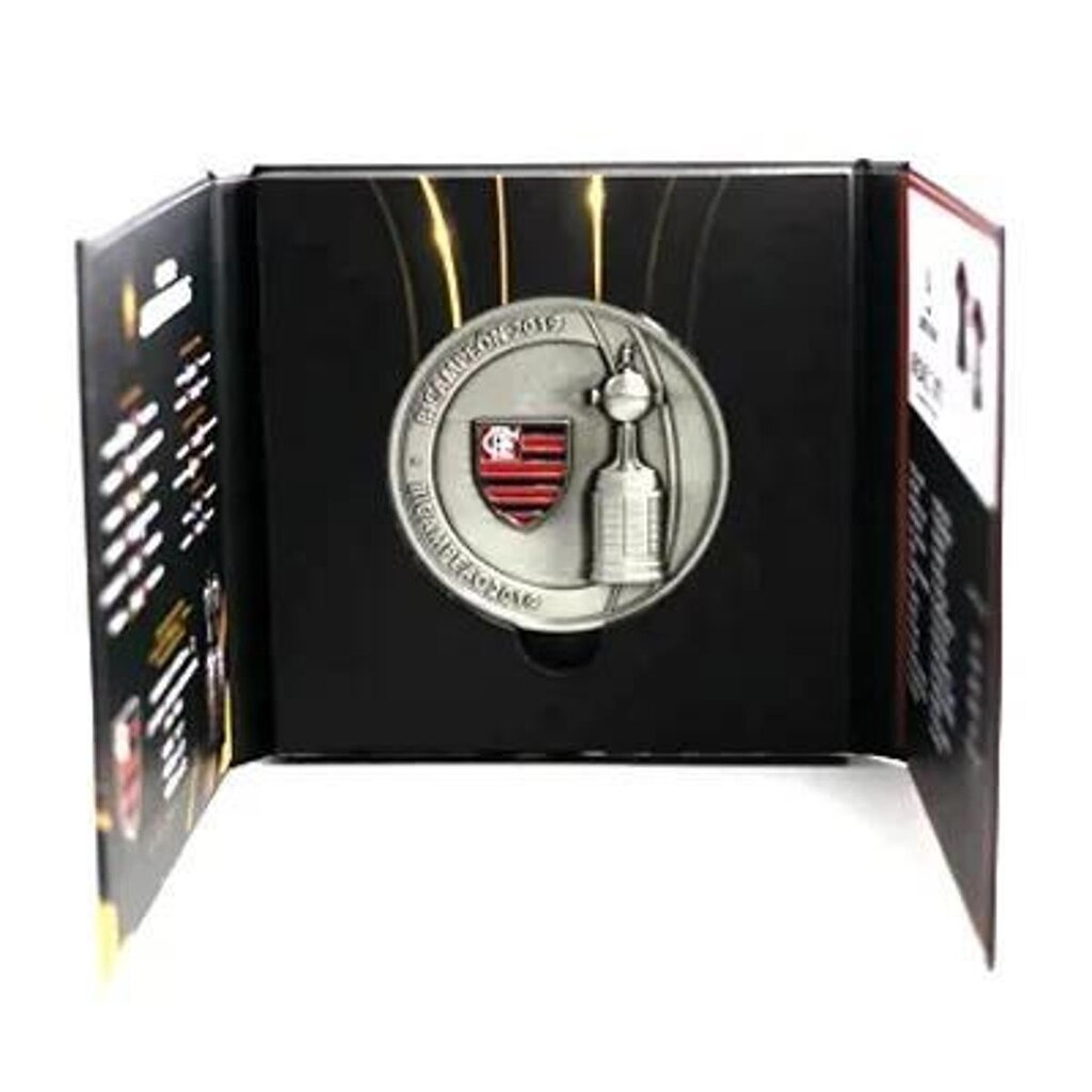 Medalhão Bicampeão Libertadores Flamengo 2019 - Edição Especial